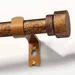 Lootkell Retro Gold Curtain Rods For Windows 66 To 120 Inches Adjustable Leng... New. Price: $38.73.