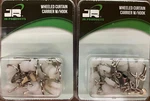 Lot Of 2 X Jr Products 81155 - White Wheeled Curtain Carrier Set With Hook New. Price: $11.99.