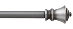 Brand New Bali Blinds 1/2" Traditional Urn Petite Cafe Curtain Rod 22-40" Pewter. Price: $18.99.