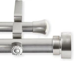Rod Desyne 100-37-485 Bonnet 1" 48-84 Inch-satin Nickel Single Curtain Open. Price: $65.00.