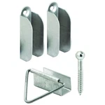 MAKE-2-FIT Pl 7760 Top Hanger And Bottom Latch, Aluminum, Mill, For: 7/16 Scr New. Price: $14.34.