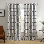 Elrene Home Fashions Kaiden Geometric Room-darkening Window Curtain Single New. Price: $34.85.