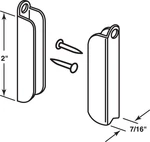 Prime-line PL7845 White Aluminum Window Frame Fasteners 2 In. (pack Of 6) New. Price: $28.67.