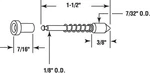 Prime-line 1857-N Black Plastic Assorted Push Pull Interior Plunger Latch New. Price: $7.73.