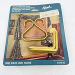 Kirsch Tulip Swagholders Brass Metal Vintage Window Hardware 5470-63 Nos New. Price: $12.60.