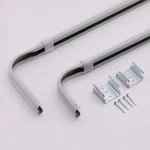 Yafa Home Fashion Durable Double Standard White Adjustable 48"-84", New. Price: $45.06.