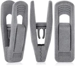Tofiigrem Grey Clips For Velvet Hangers - 40 Pcs Gray Nonslip New. Price: $31.59.