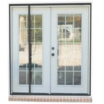 Fenestrelle Magnetic Screen Door For Fits Size 70" X 79", Black Trim New. Price: $60.28.
