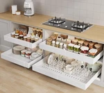 Cabinet Organizer 4 Pack Pull Out Slide Expandable 15.2 -26.3 White Seinloes New. Price: $209.99.