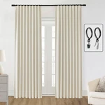 Shineland Heavy Satin Polyester Thermal Curtains For Winter Insulated, Warm B... New. Price: $43.70.