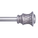 Kenney Fast Fit Easy Install Jamey 5/8" Decorative Window Curtain Rod New. Price: $63.99.