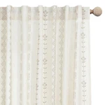 Lino Rosa 54 Inch Curtains Length Sheer Boho Linen Floral Pattern Semi ... New. Price: $60.04.