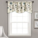 Lush Decor Royal Garden Valance Floral Window Kitchen Curtain (single), 42 X New. Price: $73.52.
