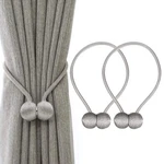 Ihclink Window Curtain Tiebacks Clips Vs Strong Magnetic Band 2PCS, Gray New. Price: $17.98.
