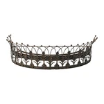 Creative Co-op Metal Curtain Crown Rust New. Price: $77.63.