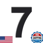 Qt Home Decor Modern House Number - 6 Inch Black Stainless Steel 7 New. Price: $33.97.