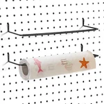 Accencyc 2 Pack Pegboard Towel Holder Hooks For Paper Pcs, Black New. Price: $11.49.
