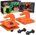 Ambull 2 Pack 3/8" Tractor Bucket Grab Hook Grade 70 Forged Steel Bolt On New. Price: $79.95.