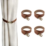 Leather Curtain Tiebacks, 4PCS Buckle Holdbacks Classic No-dr... New. Price: $16.97.