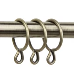 Rod Desyne 10 Count Eyelet Curtain Rings, 1-3/8-INCH, Antique Brass New. Price: $19.03.