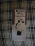 Radio Control The Wall Somfy Smoove Origin 1811533 New. Price: $80.00.