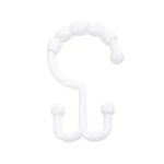 Kenney Shower Curtain Rings, Rust-proof Gliding Plastic Standard, White New. Price: $24.39.