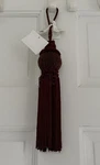 Vintage Bombay Burgundy Beaded Curtain Tiebacks Tassels 1 Pc New. Price: $14.99.
