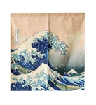 Ligicky Japanese Noren Doorway Curtain Ukiyoe Hokusai The Great Wave Off Kana.... Price: $27.25.