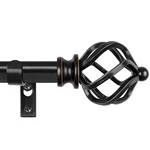 Kamanina Black Curtain 32 To 58 INCH(2.6-4.8FT), Adjustable Rods ... New. Price: $29.14.