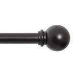10-PACK Kenney Chelsea Ball End Window Curtain Rod 48-86" Black New Free Shippi Open. Price: $49.00.