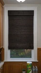 Cordless Bamboo Roman Shade For Window. Radiance Brand. Open. Price: $40.00.
