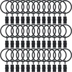 Boomiboo 36 Pack Curtain With Clips, Drapery Rings, Hangers New. Price: $10.68.