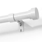 Joydeco White 32-48" Adjustable Heavy-duty Curtain Rods For Windows New. Price: $33.88.