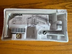 New Sealed Ikea Vidga White 12CM 3/4" Curtain Wall Bracket 702.991.48. Price: $16.74.