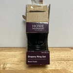 Home Decorators Collection In. Drapery Ring Set, Black Finish (10 Pack) Open. Price: $7.00.