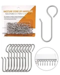 Metal Curtain Hooks For Drapes 50 Pack Drapery Track Hange New. Price: $14.76.