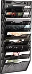 Easepres 10 Pocket Mesh Hanging Wall File Organizer, Tier, Black New. Price: $70.63.