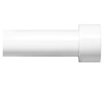 Modern Curtain 1" Rods For Windows Simple End Caps, 32"X 120", White New. Price: $22.99.