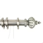 48 In. - 84 Imperial Decorative Traverse Rod Satin Nickel With Rings New. Price: $208.69.