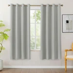 Bonzer 100% Blackout Curtains 63 Inches Length - Room Darkening Window Drapes Fo New. Price: $50.43.