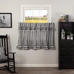 Vhc Brands Annie Buffalo Check Cotton Farmhouse Kitchen Curtains Rod Pocket H... New. Price: $81.82.