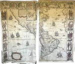 Vintage Curtain Set The New World 108X90 Window Drapes America Map High Quality Used. Price: $59.95.
