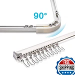 Tom Tool 3.6FT-10.8FT Upgraded Aluminum Curtain Track Ceiling Or Wall Mount New. Price: $121.32.