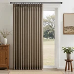 Drapenova Pinch Pleated Curtains 90 Inches Long 1 Panels Set,dark Flax Semi New. Price: $80.74.