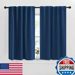 Nicetown Moroccan Blue Blackout Curtains 42X40 In. Panels Room Darkening New. Price: $30.23.
