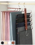 Moralve Pants Hangers Space Saving - 2 Pack European Beechwood And Jean New. Price: $20.00.