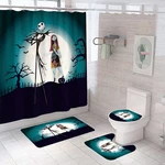 Dds-dudes 4PCS Christmas Shower Curtain Sets Kids Bathroom Halloween Decor New. Price: $24.99.