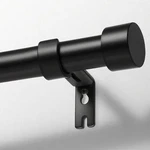 Curtain Rods For Windows 48 To 84, Black Rod, Adjustable 1 Inch Heavy Du New. Price: $32.95.