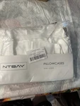 Ntbay Microfiber Shams Set King Pillowcases 36X20 Plus Border New. Price: $13.99.