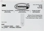 Command 10 Lb Picture Hanging Strips 132 Pairs (264 Medium, White New. Price: $89.02.